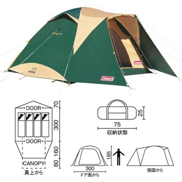 コールマン Coleman タフワイドドームIV/300