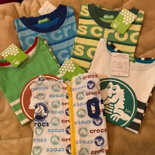 クロックス(crocs)のクロックス　5枚セット！100cm(Tシャツ/カットソー)