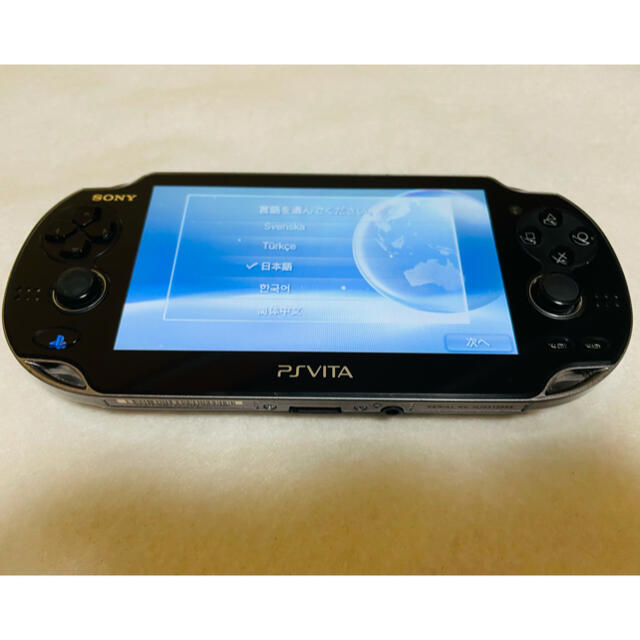 エンタメ/ホビーPS Vita PCH-1000 ZA01 クリスタルブラック 動作確認済み