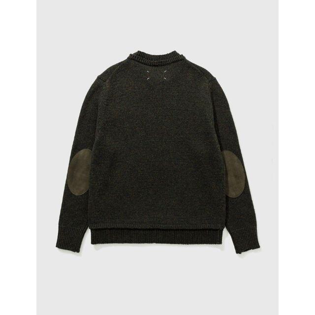 全3色/黒/赤/ベージュ 新品 XL 22ss マルジェラ メランジニット 赤系