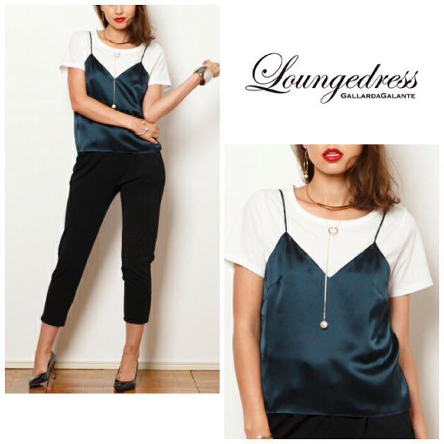 Loungedress - 新品 ラウンジドレス サテンキャミ＆Tシャツ ガリャルダガランテ イエナの通販 by ♥Lily Labo♥