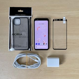 おまけ付 海外版SIMフリーGoogle Pixel 4 64gbカメラ消音可(スマートフォン本体)