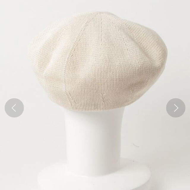 heather(ヘザー)の新品タグ付き　Heather ヘザー　サマーベレー帽 レディースの帽子(ハンチング/ベレー帽)の商品写真