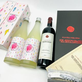 無垢の巨人セット!! 進撃の巨人 日本酒&赤ワイン 3本セット(ワイン)