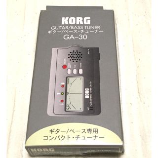 コルグ(KORG)の※取扱説明書付　KORG コルグギターベース用　コンパクトチューナー GA-30(その他)