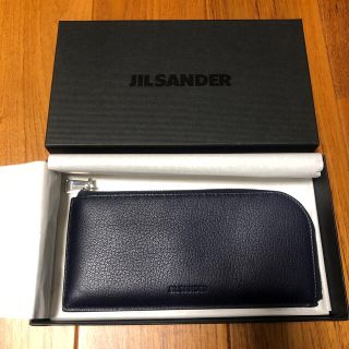 ジルサンダー(Jil Sander)のJIL SANDER★長財布 薄型 ネイビー ユニセックス(長財布)