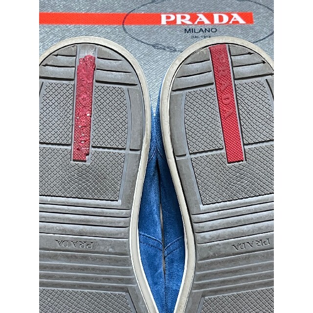 PRADA(プラダ)のプラダ　スウェード　スニーカー　26　PRADA メンズの靴/シューズ(スニーカー)の商品写真