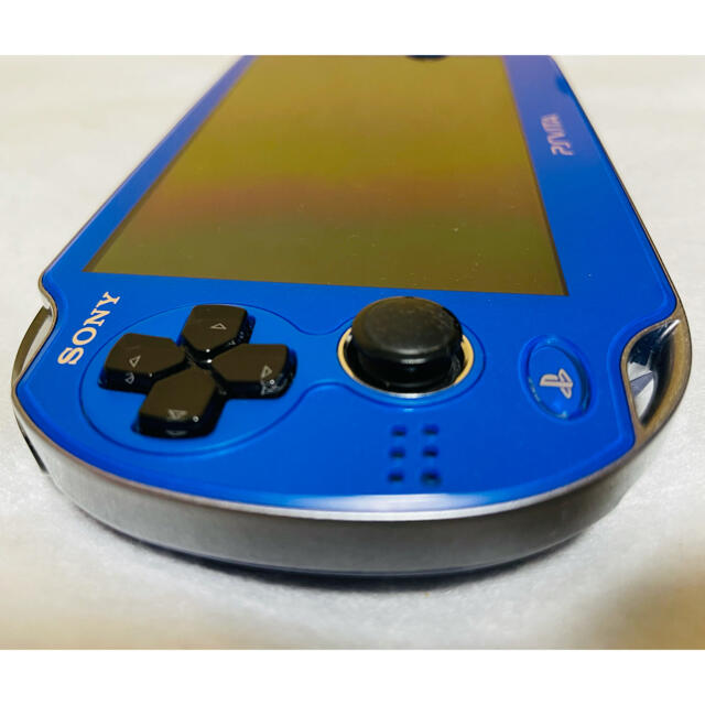 PlayStation Vita(プレイステーションヴィータ)の☆美品☆PSVita PCH-1000 ZA04 サファイアブルー エンタメ/ホビーのゲームソフト/ゲーム機本体(家庭用ゲーム機本体)の商品写真