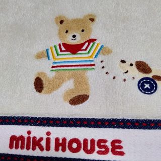 ミキハウス(mikihouse)のhp様ご専用ですA 90　ミキハウスタオルケット(ハンカチ)