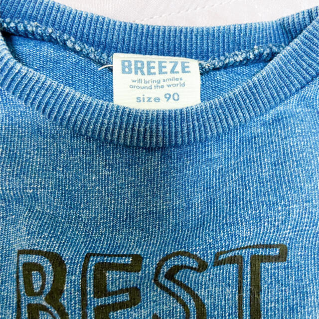 BREEZE(ブリーズ)のBREEZE  スヌーピー  デニム ワンピース 90 ベビー 子供服 キッズ/ベビー/マタニティのキッズ服女の子用(90cm~)(ワンピース)の商品写真