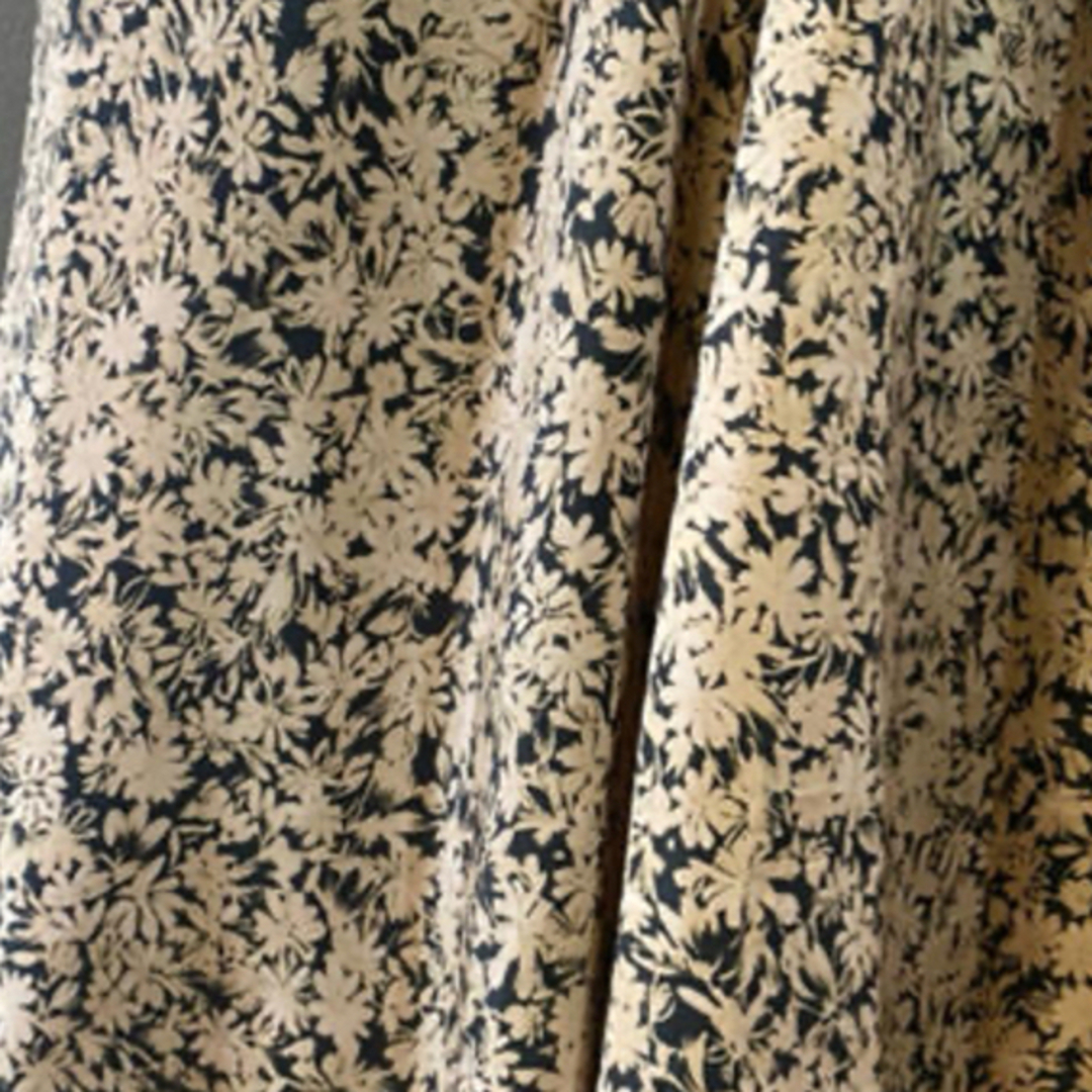古着 ビンテージ 70s シルク ロング スカート 花柄 総柄の通販 古着 ビンテージ 70s シルク ロング スカート 花柄 総柄の通販