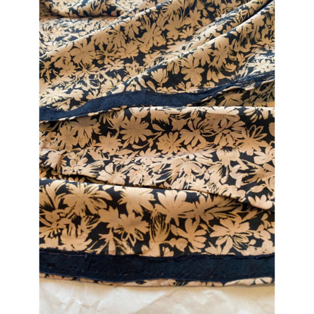 古着 ビンテージ 70s シルク ロング スカート 花柄 総柄の通販 古着 ビンテージ 70s シルク ロング スカート 花柄 総柄の通販