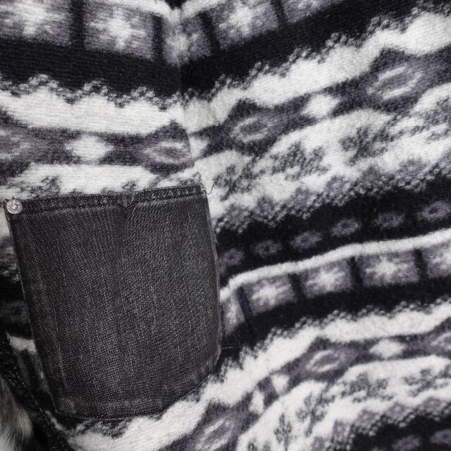 DIESEL(ディーゼル)のDIESEL　ファーコート　レディース　ブラック レディースのジャケット/アウター(毛皮/ファーコート)の商品写真