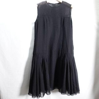 フォクシー(FOXEY)のFOXEY　ワンピース　レディース　ブラック(ひざ丈ワンピース)