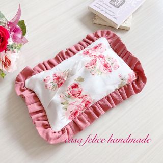 ローラアシュレイ(LAURA ASHLEY)のゆきだるま様専用♡フリルティッシュボックスカバー(ティッシュボックス)