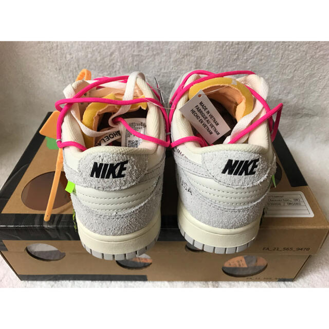 NIKE(ナイキ)のOFF-WHITE × NIKE DUNK LOW #17 26cm メンズの靴/シューズ(スニーカー)の商品写真