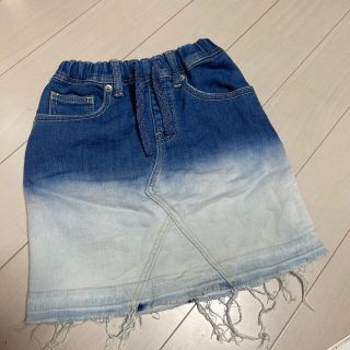 アズールバイマウジー(AZUL by moussy)のAZUL ガールズ　デニムスカート100(スカート)