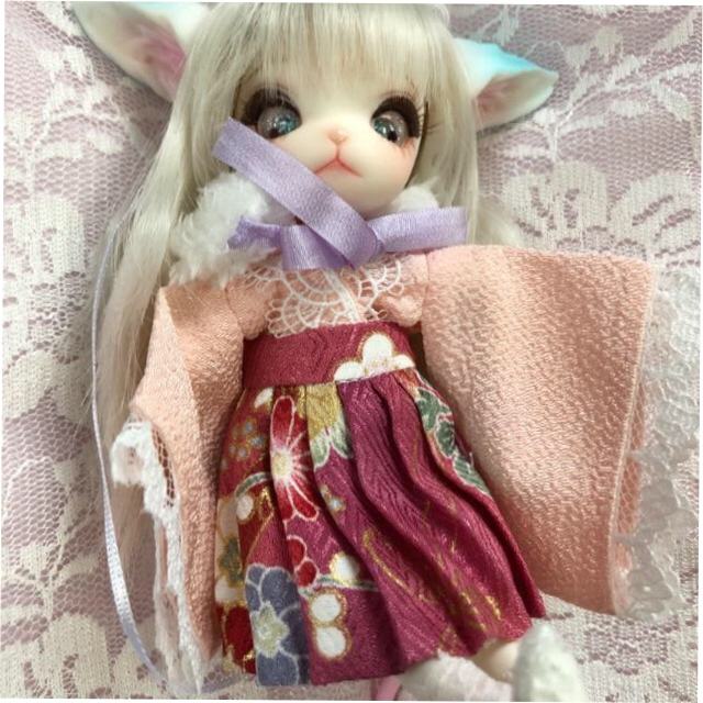 DOLLZOON Mini kitty　ドール1式ハンドメイド