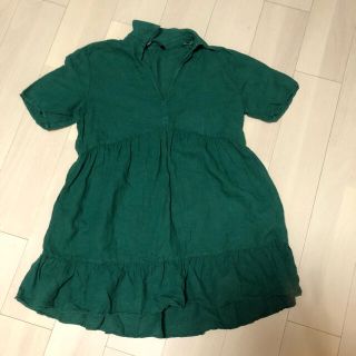 ザラ(ZARA)の《値下げ》 ZARA ティアードワンピース(ミニワンピース)