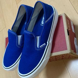 ヴァンズ(VANS)のVANS SLIP-ON SF ブルー 27.5cm(スニーカー)