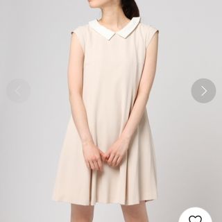 ジルバイジルスチュアート(JILL by JILLSTUART)のDETACHALE LACY COLLAR 新品　Aラインワンピ　ジルバイジル(ひざ丈ワンピース)