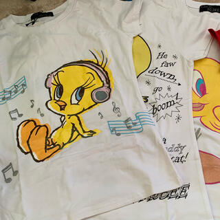 セシルマクビー(CECIL McBEE)のtweety Tシャツ3枚セットトゥイーティー(Tシャツ/カットソー(半袖/袖なし))
