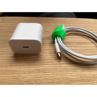 iPhone 20wタイプC充電アダプター&充電コード(バッテリー/充電器)