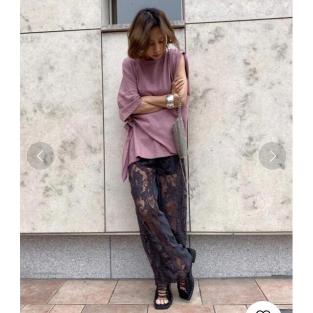 Ameri VINTAGE(アメリヴィンテージ)のAMERI MEDI EMBROIDERY TULLE PANTS 【S】 レディースのパンツ(その他)の商品写真