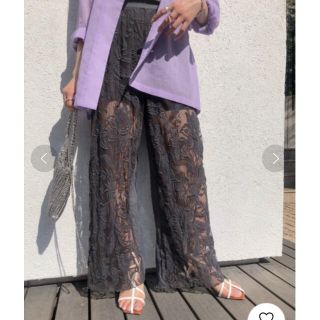 アメリヴィンテージ(Ameri VINTAGE)のAMERI MEDI EMBROIDERY TULLE PANTS 【S】(その他)