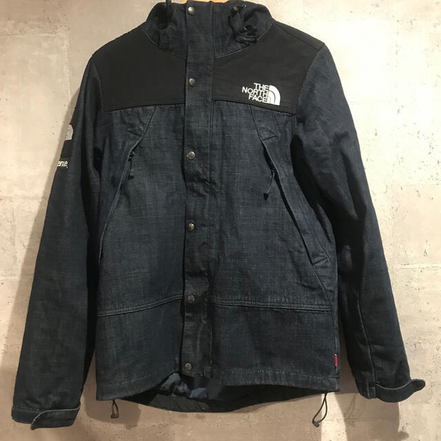 supreme×the north face denim jacket