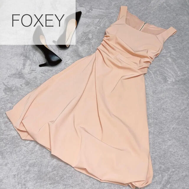 美品　FOXEY NEWYORK フォクシー　ワンピース　ドレス　バルーン