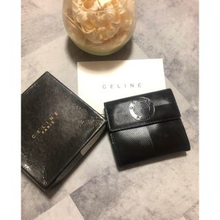 未使用 セリーヌ サークルロゴ 折財布