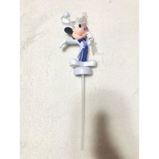 ディズニー(Disney)の【最終値引！】ディズニーリゾート　ペットボトル用 フィギュア付きストロー(キャラクターグッズ)