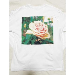 シュプリーム(Supreme)の【新品】Niche.／ニッチ　RoseロンＴ　ホワイト　Lサイズ(Tシャツ/カットソー(七分/長袖))