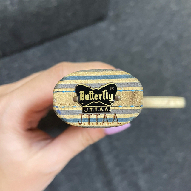 BUTTERFLY - 廃盤レア 卓球ラケット アイオライトFL 旧銀蝶 BUTTERFLY - 廃盤レア 卓球ラケット アイオライトFL 旧銀蝶