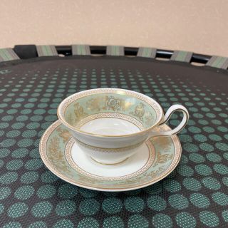 ウェッジウッド(WEDGWOOD)のウェッジウッド  コロンビア　セージグリーン　カップソーサー(食器)