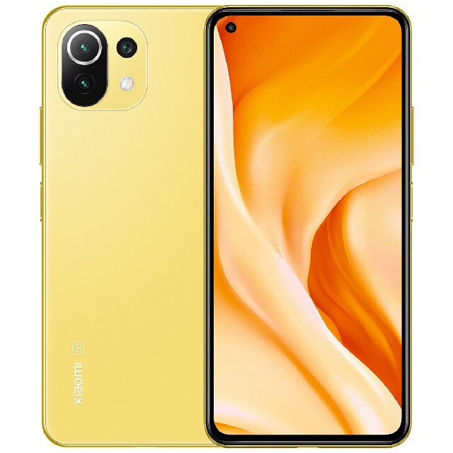 【新品】XiaomiMi 11 Lite 5G　シトラスイエロー