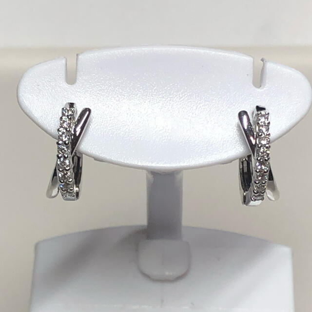 大特価K18WGフープダイヤピアス www.duniasapi.com