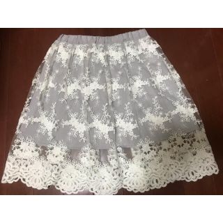 アナスイミニ(ANNA SUI mini)のアナスイ ミニ　レース　スカート　120cm used(スカート)