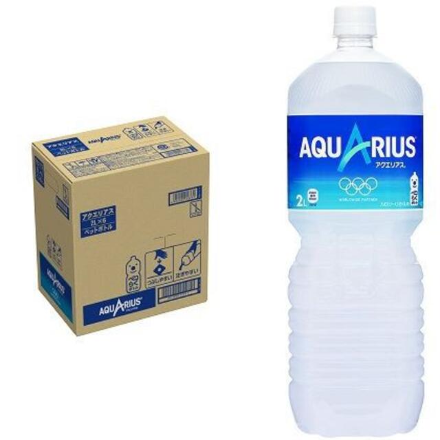 コカ・コーラ(コカコーラ)の１２本　アクエリアス AQUARIUS　２Ｌ 食品/飲料/酒の飲料(その他)の商品写真