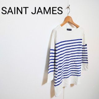 セントジェームス(SAINT JAMES)のSAINT JAMES ポートネック ボーダーカットソー(Tシャツ/カットソー(七分/長袖))