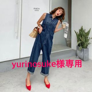 ザラ(ZARA)の★yurinosuke様専用★バースデーバッシュ デニムジャンプスーツ 完売品(オールインワン)