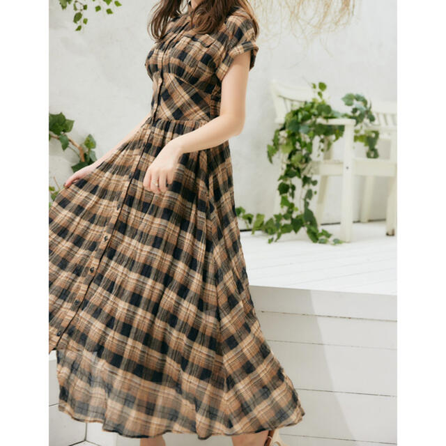 SNIDEL - Herlipto Cotton Blend Voile Shirt Dress