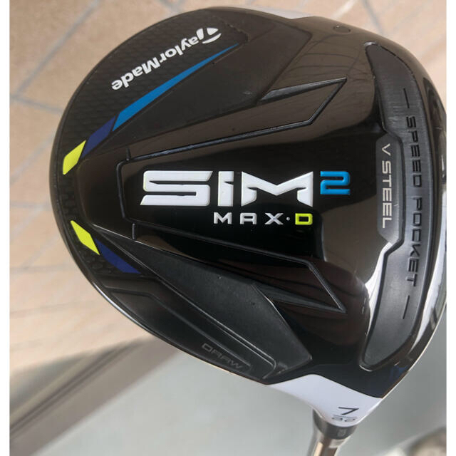 テーラーメイド SIM2 MAX-D 7番ウッド 22° 7W  ディアマナZF