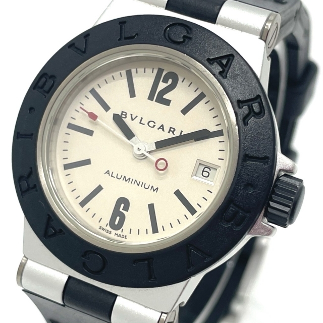 BVLGARI - ブルガリ AL29TA デイト アルミニウム クオーツ レディース