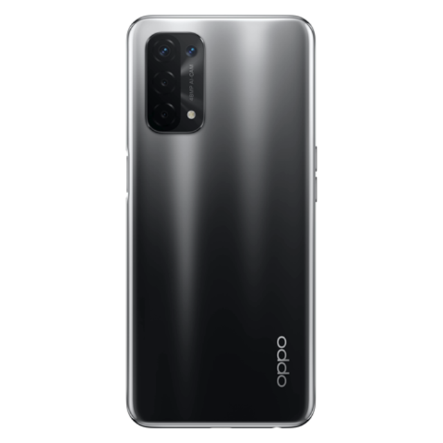 OPPO(オッポ)のAU OPPO A54 5G OPG02 シルバーブラック スマホ/家電/カメラのスマートフォン/携帯電話(スマートフォン本体)の商品写真