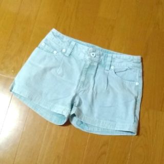 トミーガール(tommy girl)のtommy girl♥デニム ショートパンツ グリーン 綿100%(ショートパンツ)