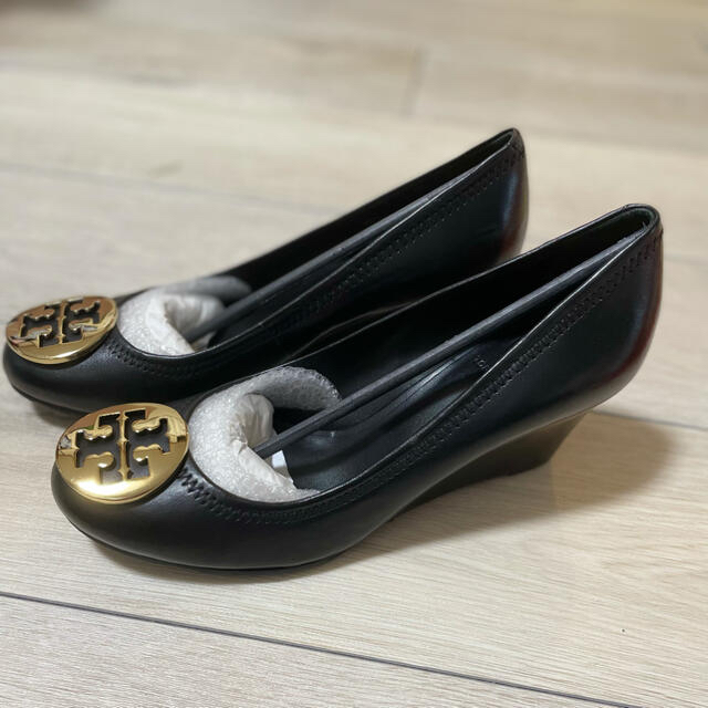 Tory Burch - (新品未使用)トリーバーチ ウェッジソール パンプス 24.5