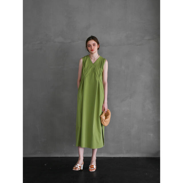 新品 Katrin TOKYO tuck summer dress（green）