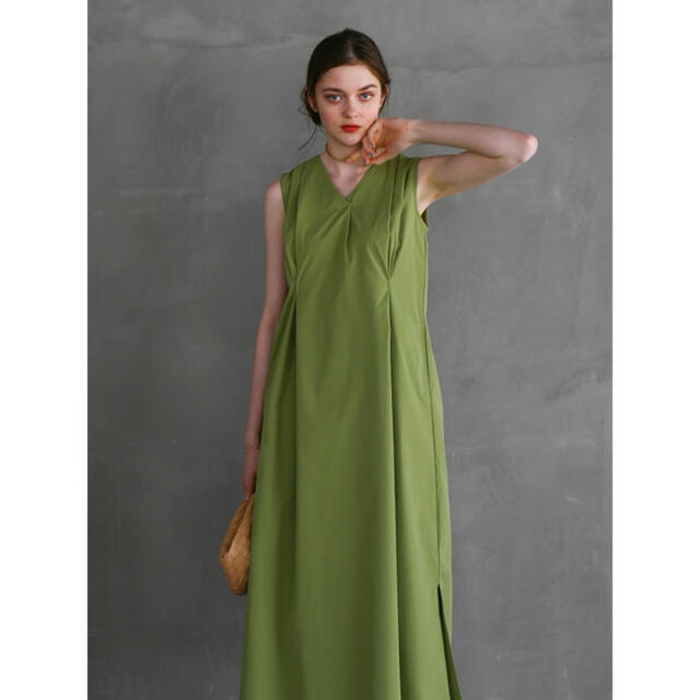 新品 Katrin TOKYO tuck summer dress（green） | myglobaltax.com